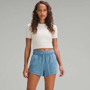 Lululemon Utility Blue Inner Glow Lounge Shorts